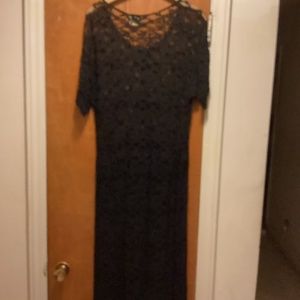 Long lace dress